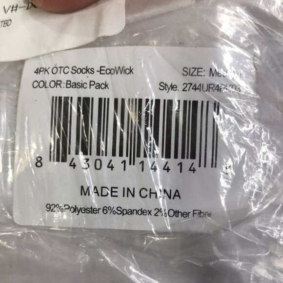 Tommie Copper 3 Pack White Crew Sock & 4 pack of Over The Calf Socks Size M New - Picture 6 of 9